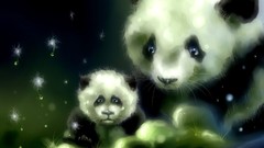 Animals artwork baby animals panda bears