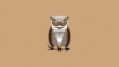 Animals Birds Owls minimalistic