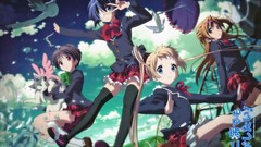 Animals Birds Umbrellas skirts seifuku takanashi rikka 