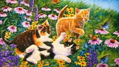 Animals cats artwork