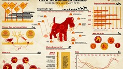 Animals cats Dogs signs snakes infographics