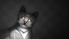 Animals cats Robots artwork