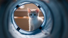 Animals cats tube home Kittens ben torode tunnels