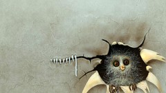 Animals creatures Owls fantasy art