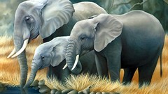 Animals elephants 3d baby elephant baby animals