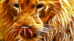Animals Fractalius Lions