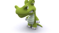 Animals funny 3d Simple Background renders