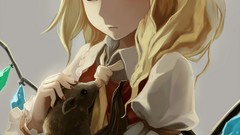 Animals gray background crystals dress tie Vampires red eyes 