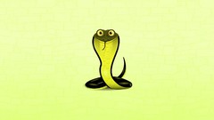 Animals Green snakes cobra minimalistic