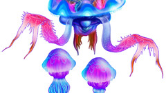Animals jellyfish artwork