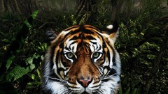Animals jungle Tigers
