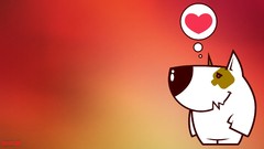 Animals love Hearts cartoons