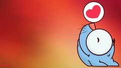 Animals love Hearts cartoons