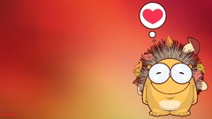 Animals love Hearts cartoons