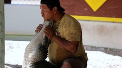 Animals Men Crocodiles Reptiles