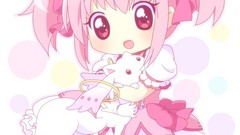 Animals pink hair mahou