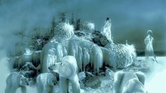 Animals Polar Bears creatures fantasy art