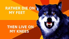 Animals slogan Wolves