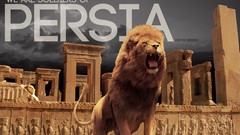 Animals soldiers Lions Persia