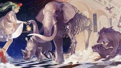 Animals Stars smoke Birds Shoes Penguins dress fangs 