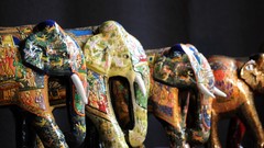 Animals statues Objects elephants sculptures