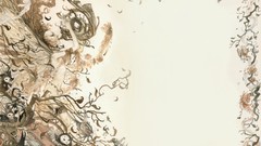 Animals tail faces shapes human bstract