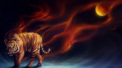 Animals Tigers artwork fantasy art