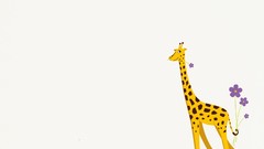 Animals wall Giraffes funny minimalistic