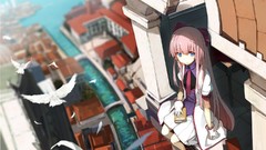 Animals water Birds Books dolls feathers dress gloves pink hair 