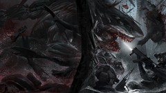 Animals water Guns blood Monsters soldiers shooting Sharks 