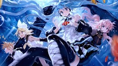 Animals water sun bubbles fish headphones tie underwater Shorts 