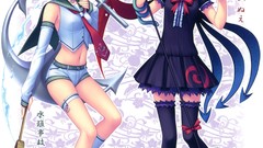 Animals water text weapons wings snakes dress Japanese trident 