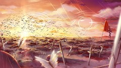 Animals weapons Birds blood Swords pixiv fantasia