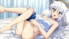 Animals woman Anime beds duplicate ecchi