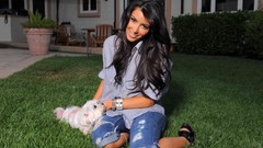 Animals woman Celebrity kim kardashian portraits