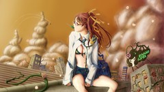 Anime Air Gear anime girls noyamano ringo