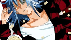 Anime Air Gear blue hair anime boys Wanijima Akito Wanijima 