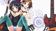 Anime akiyama mio k - on hirasawa yui underwear panties