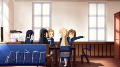 Anime akiyama mio pantyhose k - on seifuku nakano azusa 