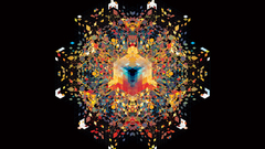 Anime Andy Gilmore geometry black background abstract Cube