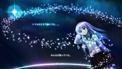 Anime angel beats tachibana kanade anime girls Stars sky