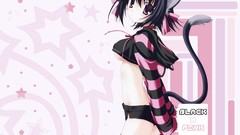 Anime animal ears Black x Pink