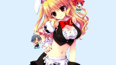 Anime animal ears maid costumes