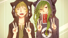 Anime anime boys kagerou project anime girls green hair