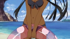 Anime anime girls akiyama mio k - on black hair dark skin