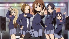 Anime anime girls akiyama mio k - on nakano azusa hirasawa yui 
