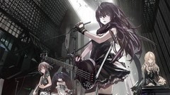 Anime anime girls akiyama mio k - on nakano azusa hirasawa yui 