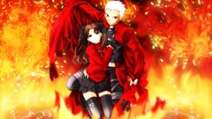 Anime anime girls Archer (Fate/Stay Night) fate stay night fire