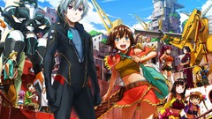 Anime anime girls artwork mecha Suisei no Gargantia Ledo 