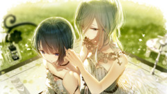 Anime anime girls Atha short hair lantern